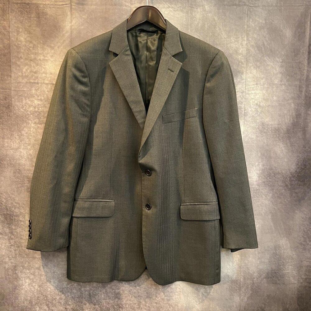 Brooks Brothers 1818 Fitzgerald Gray Blazer Coat Men’s Size 43R/38 EUC